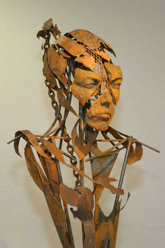 metal art figurines