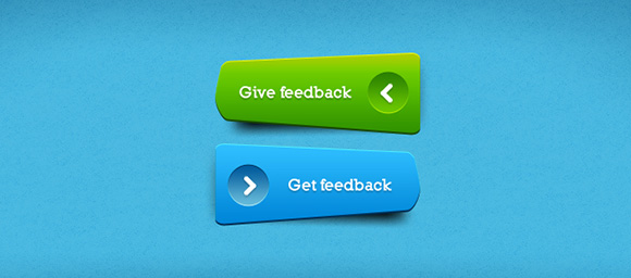 Blue and Green PSD Buttons
