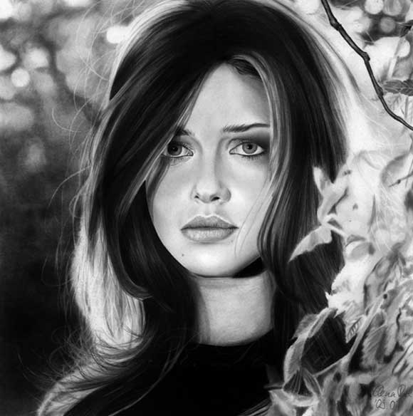 Truly Inspired Traditional Black and White Drawings