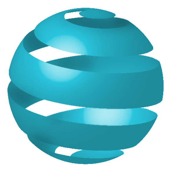 3d sphere illustrator