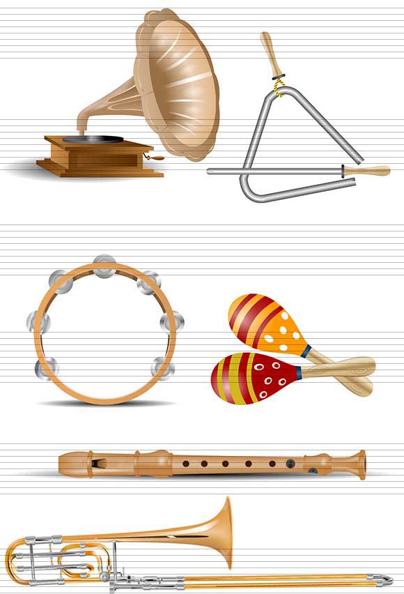 Other Music Instruments Vector