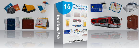 Premium Travel Icons Vector Pack