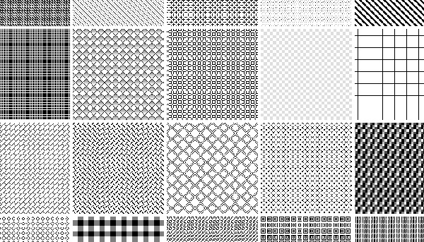 600+ Free Modern Photoshop Pixel Patterns - GraphicMania